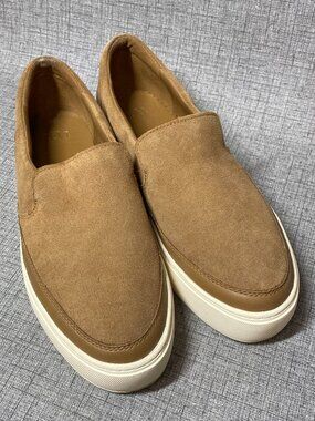 UGG Women’s Brown Suede Slip-On Sneakers
